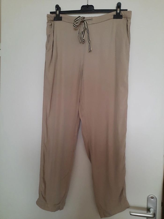 Pantalon beige Taille L