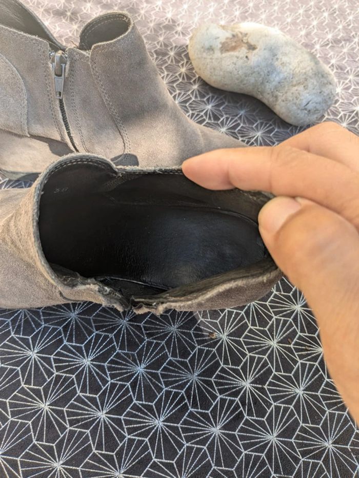 Bottine de la marque Minelli en daim poiture 38. - photo numéro 7