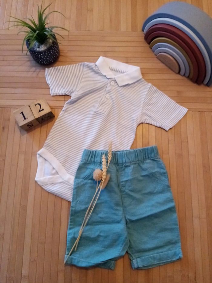 Ensemble 12mois garçon été