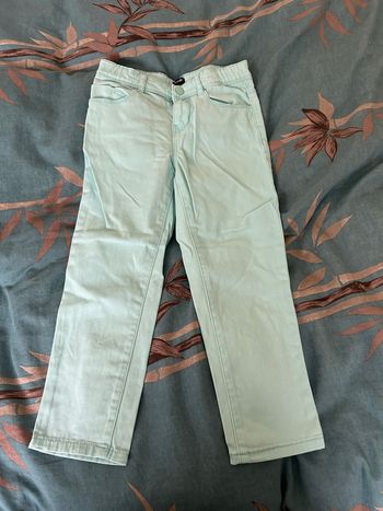 Pantacourt Kiabi bleu 8 ans