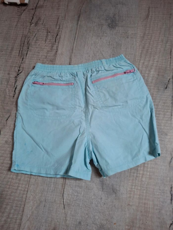 Short bleu rose fille 18 mois - photo numéro 3