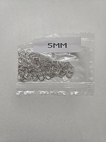 Anneaux 5mm création bijoux acier inoxydable 💫 