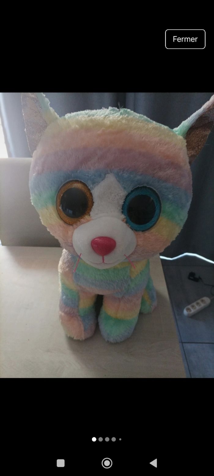 Peluche ty Heather chat 41 cm