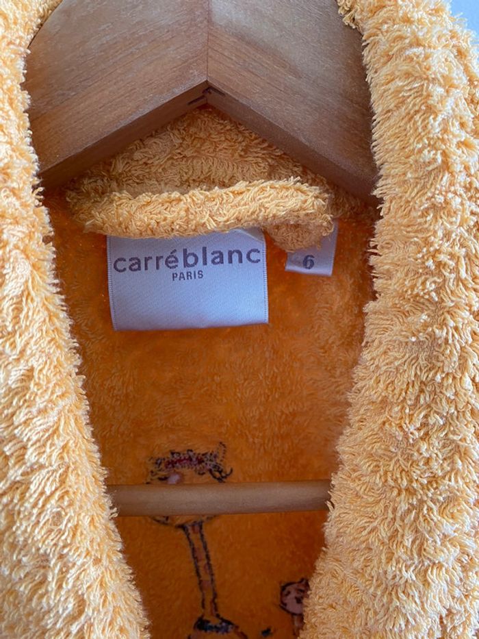 Peignoirs enfant taille 6 ans Carré Blanc - photo numéro 3