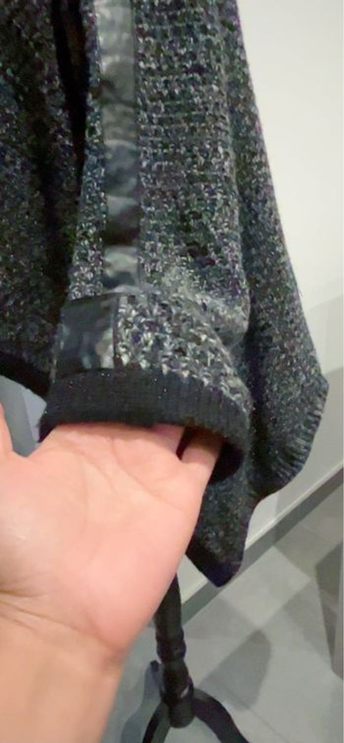 Gilet gris noir - photo numéro 5