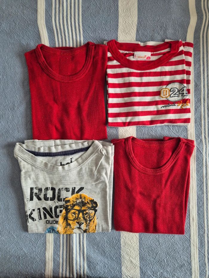 Lot de 4 t-shirts 6 ans