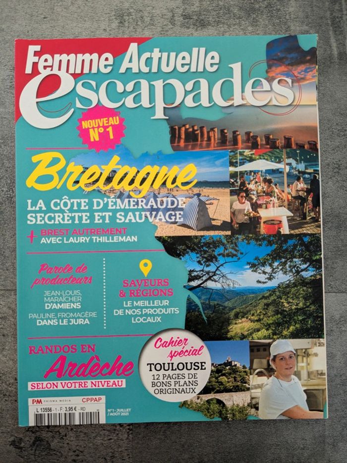 Femme Actuelle Escapades N°1 Bretagne