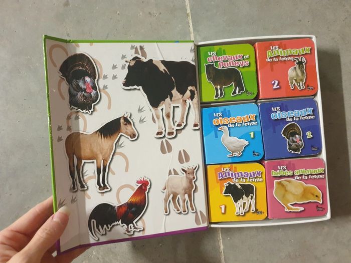 Magnifique coffret 6 mini livres la ferme