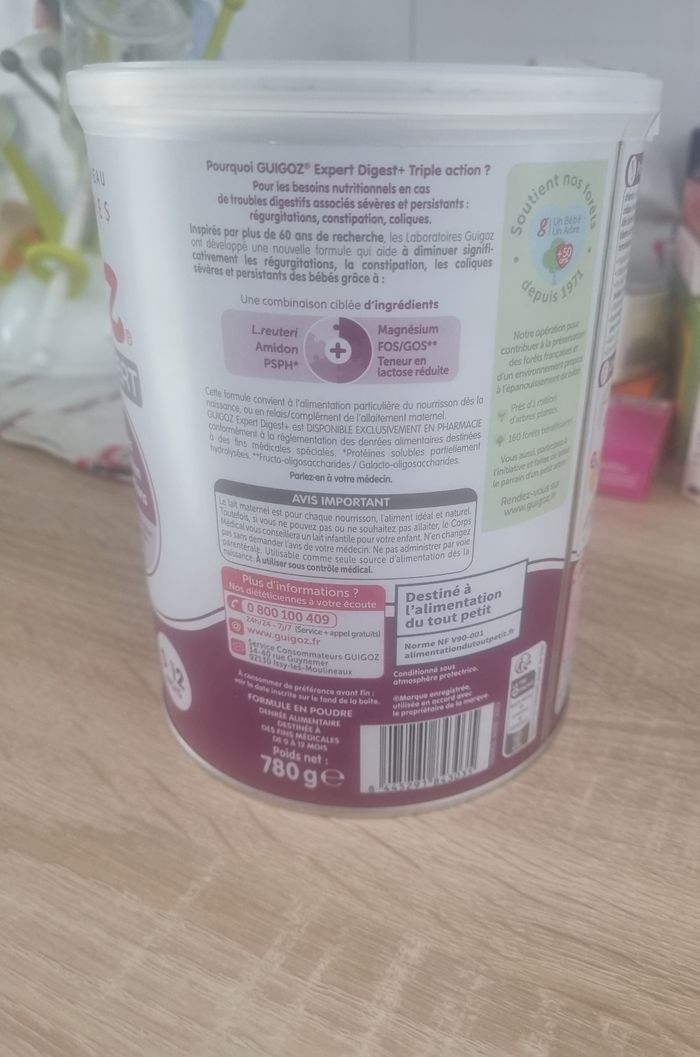 Lait guigoz digest + triple action 780 grammes - photo numéro 4