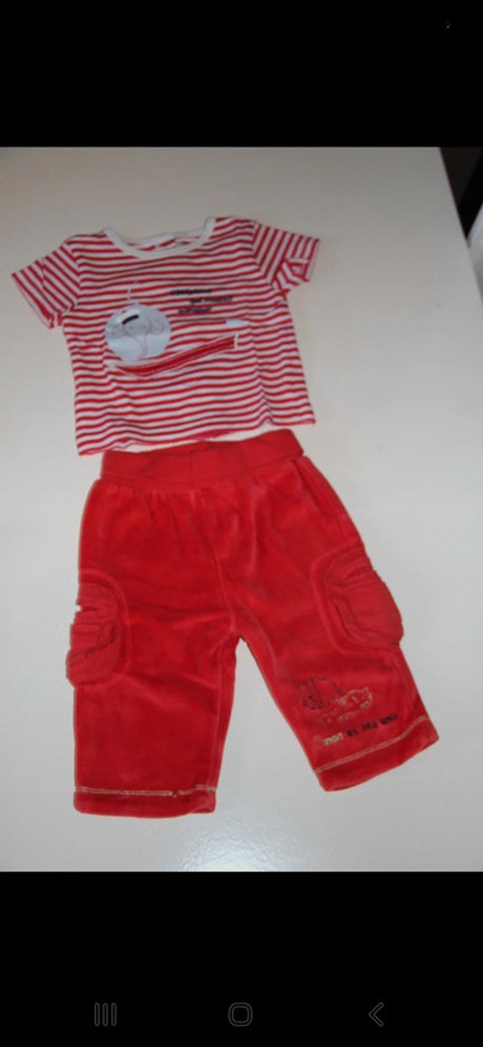 Lot 3 mois shorts salopettes tee-shirts - photo numéro 11