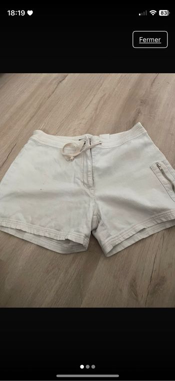 Short  blanc