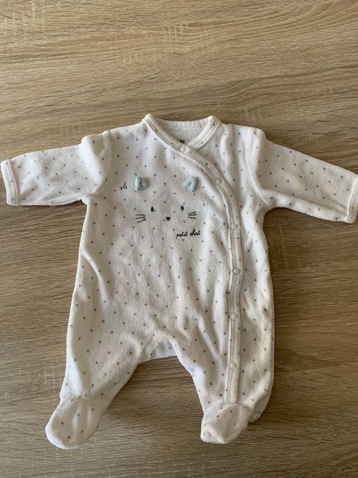 Lot Pyjama fille 0 mois - photo numéro 2