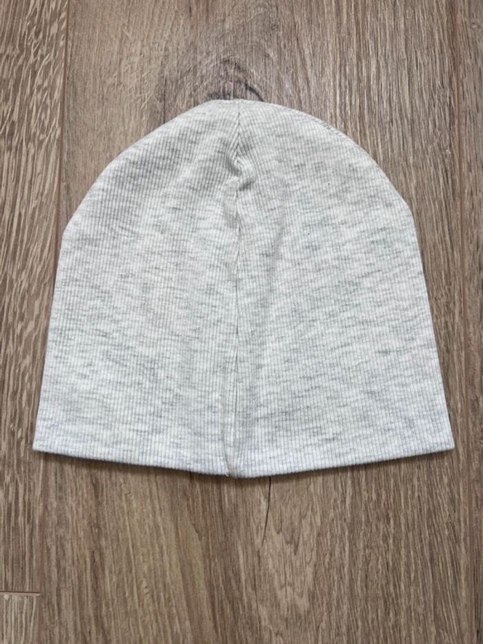 Bonnet gris H&M 1/2 ans - photo numéro 3