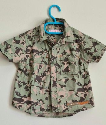 Chemise camouflage  dinosaures  18 mois la compagnie des petits