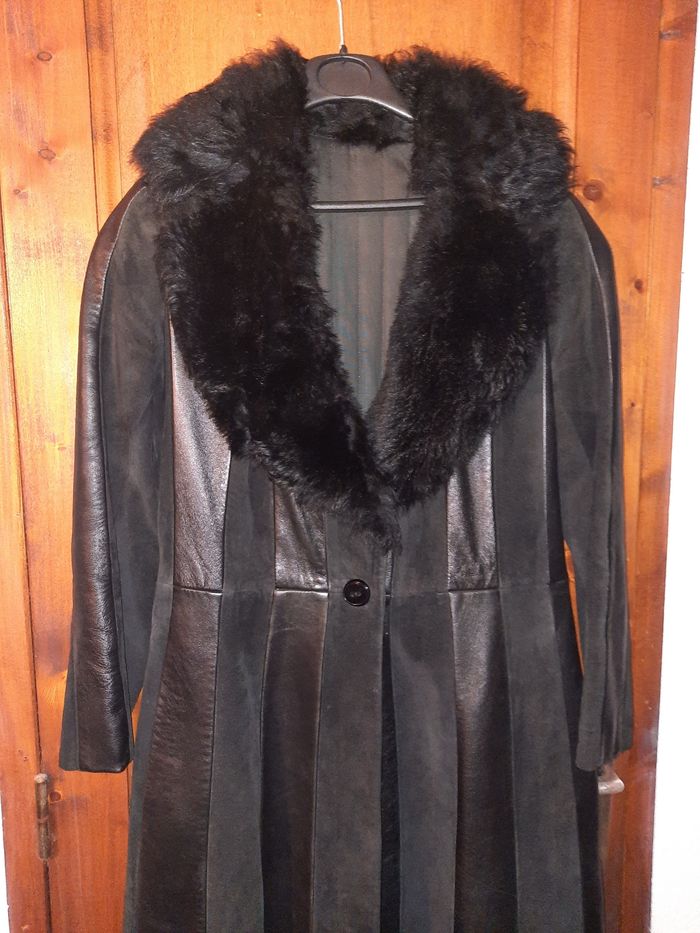 Manteau cuir et daim - photo numéro 7