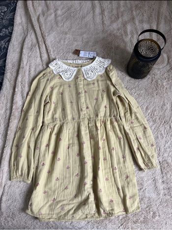 Robe gaz de coton neuf avec étiquettes 10 ans