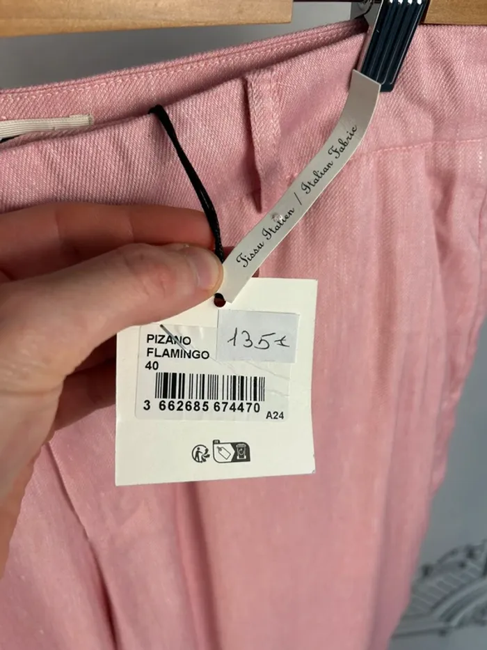 Pantalon large fluide Rose MKT studio 40 neuf - photo numéro 5