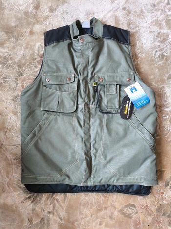 Veste sans manche matelassée utilitaire le cedre by STK – Taille 5 – Neuve
