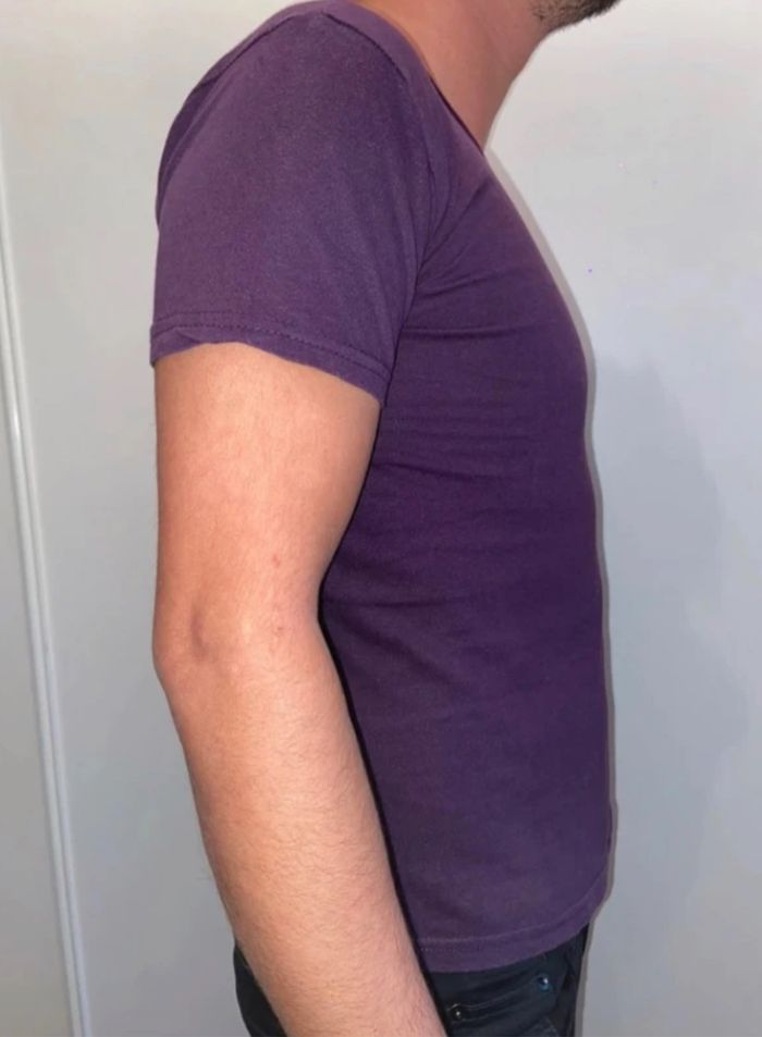 Tee-shirt violet - photo numéro 2