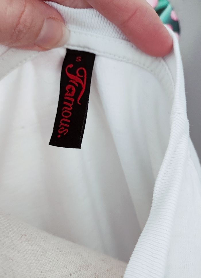 🏈 T-shirt manches courtes "personnalisée Mathéo" - Famous - S 🏈 - photo numéro 4