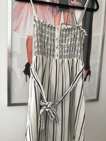 Robe bretelles et smocks Stradivarius S