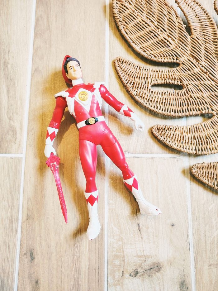 🙅Power rangers mighty morphin grande Jason figurine du ranger rouge auto morphing🙅Power rangers mighty morphin grande Billy figurine du ranger bleu auto morphing