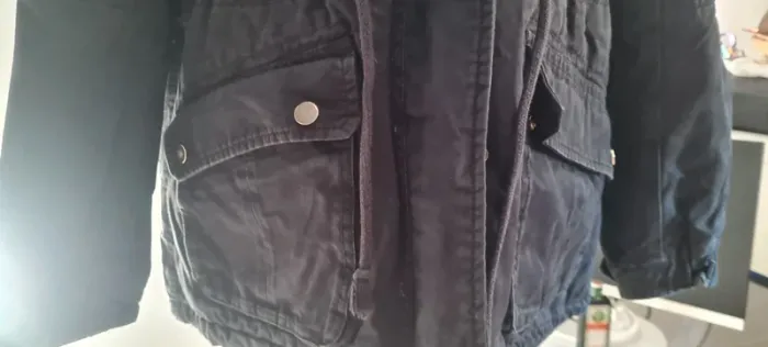 Manteau avec capuche noir - photo numéro 4