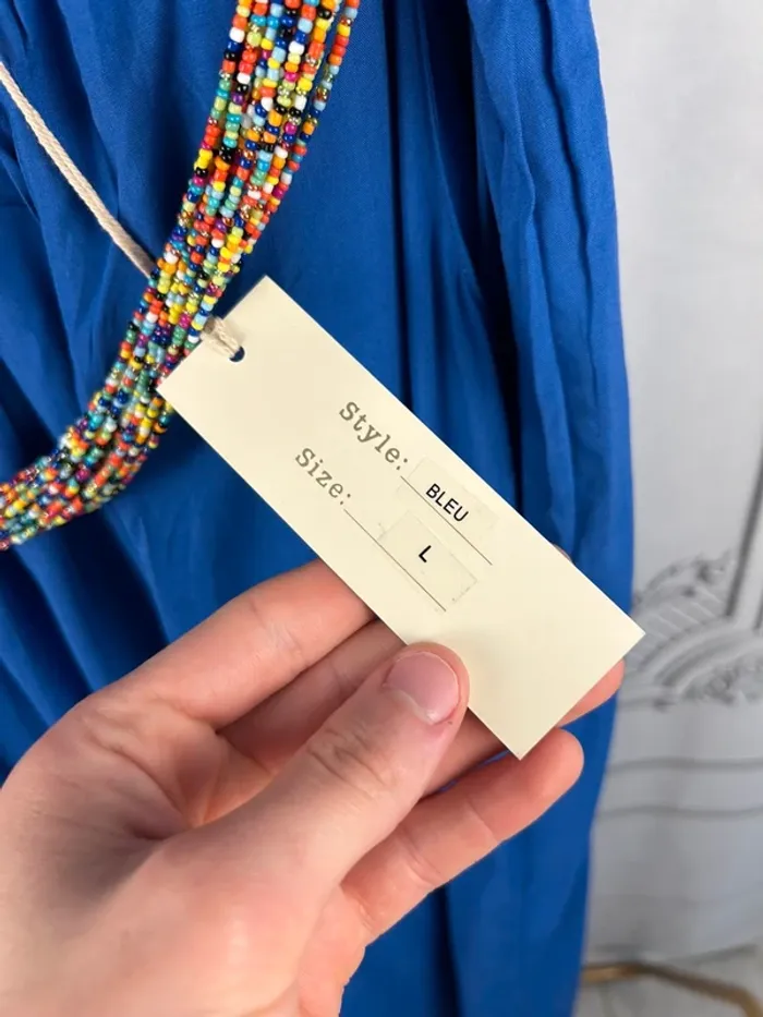 Jupe longue Bleu La P’tite étoile L neuve - photo numéro 3
