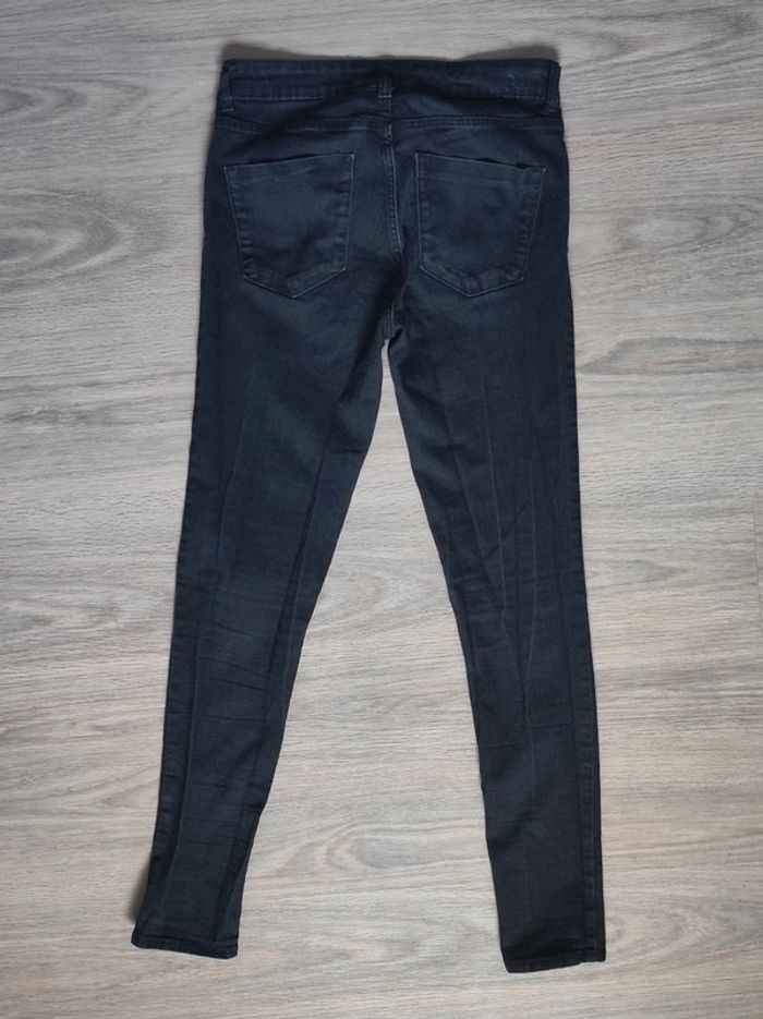 Pantalon jean noir Skinny / Kiabi - 34/XS à 36/S - photo numéro 5