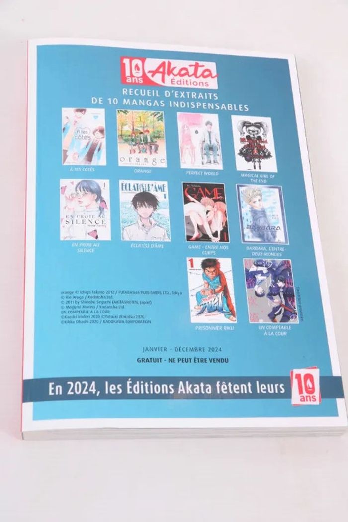 Recueil spécial 10 ans des Éditions Akata - Janvier-décembre 2024 - photo numéro 2