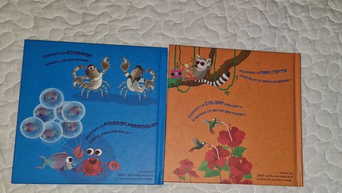 Lot de 2 livres les animaux les plus bizarres et malins - photo numéro 2