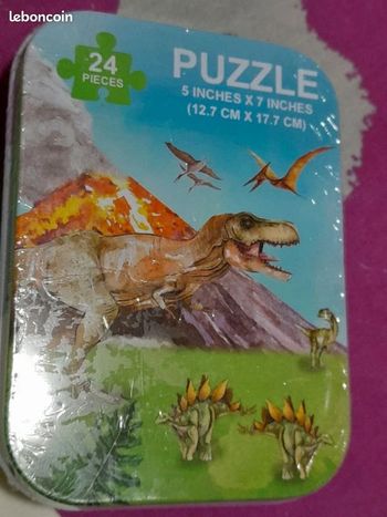 Boîte métal mini puzzle