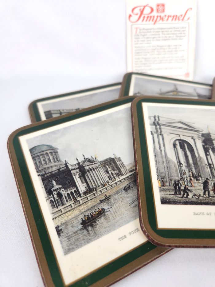 Set de Sous-Verres Pimpernel "De Luxe Finish" Vintage - photo numéro 6