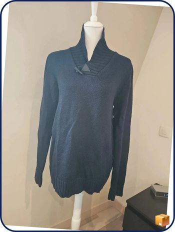 Pull hiver L homme marine