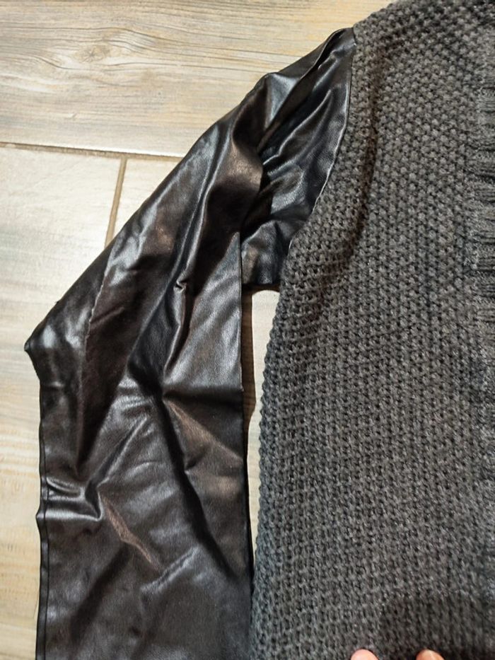 Veste gris foncé et noir By Joos Taille 16 ans - photo numéro 3