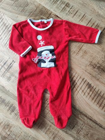 Pyjama de Noël mixte 62cm