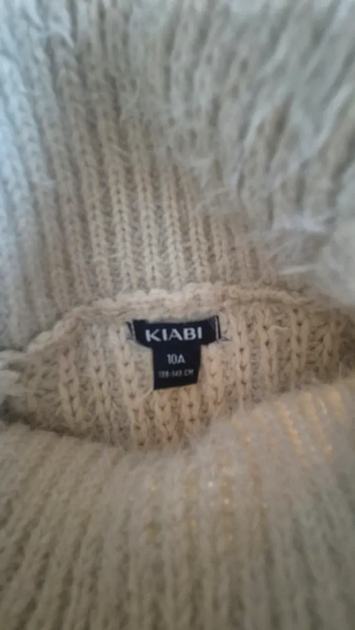 Robe pull écrue 10 ans kiabi - photo numéro 2
