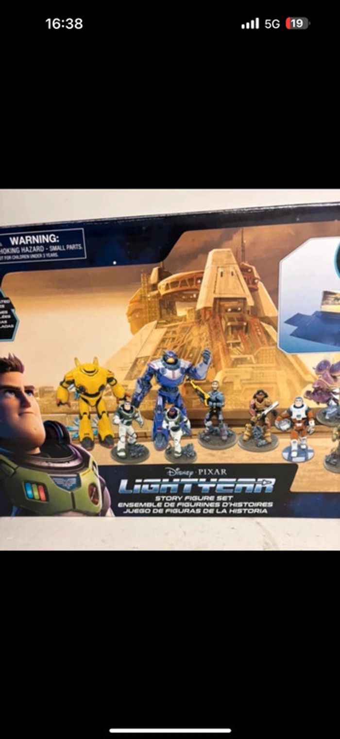 Ensemble de 9 figurines articulées Lightyear Disney – état neuf - photo numéro 3