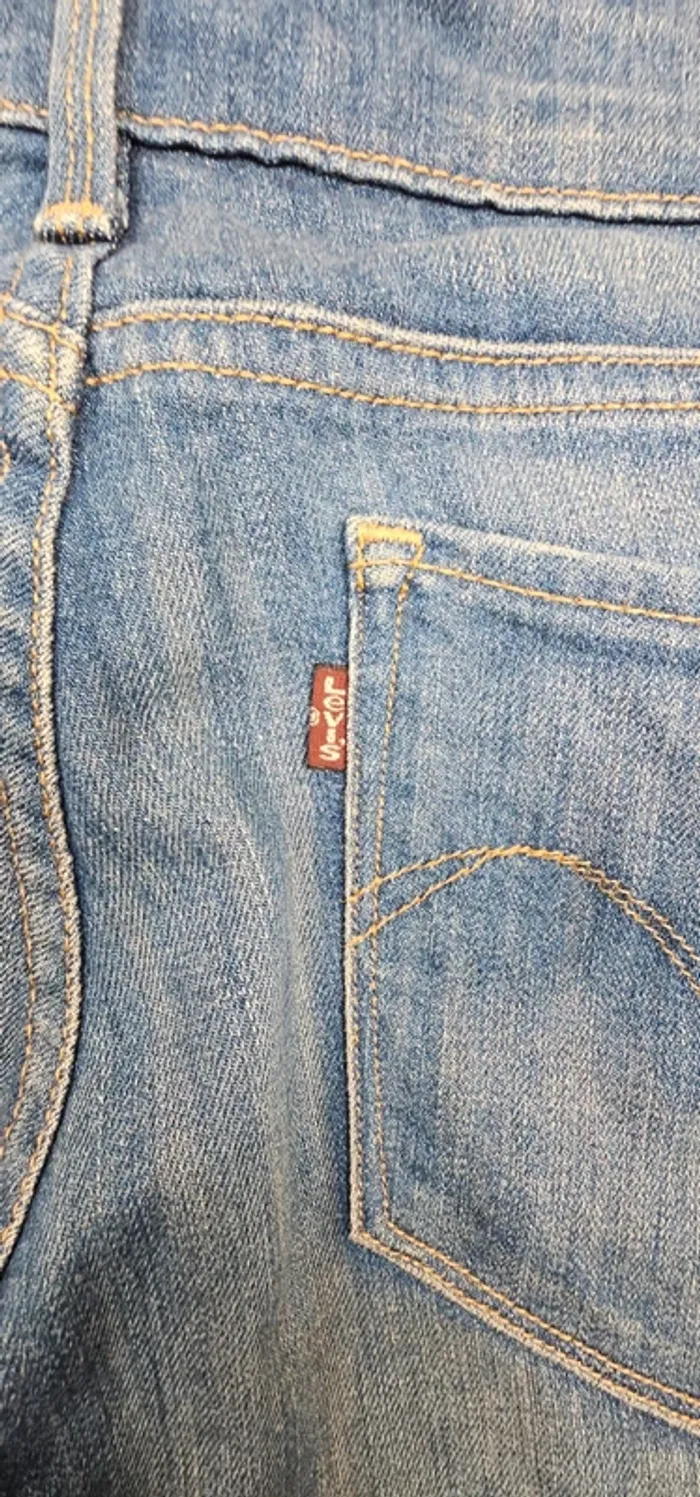 Levi's demi curve mid rise skinny T:36 W27 L32 +patch offert - photo numéro 3