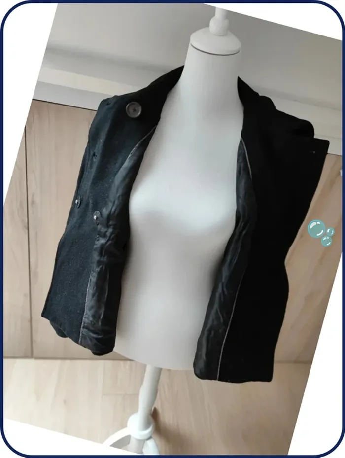 Manteau noir tommy Hilfiger - photo numéro 3