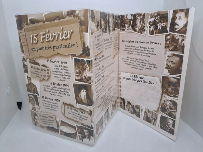 Carte postale avec son enveloppe.
11,5x17cm.
Neuve 15 février - photo numéro 2