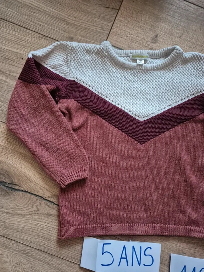 Pull Vertbaudet – 5 ans – 110 cm - photo numéro 3