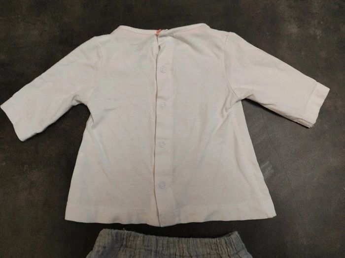 Ensemble 1 mois pantalon et t-shirt manches longues - photo numéro 9