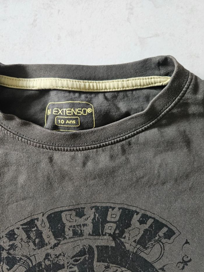 T-shirt ml garçon 10 ans FEM1 - photo numéro 3