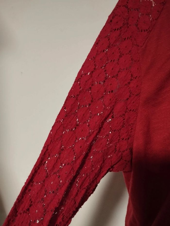 Blouse/t-shirt manches longues fluide taille L - photo numéro 2