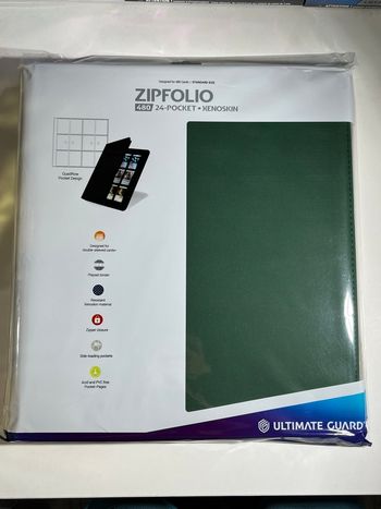 Binder Vert 480 Ultimate Guard Zipfolio Xenoskin 