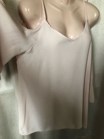 Tunique rose manches 3/4, Epaules dénudées