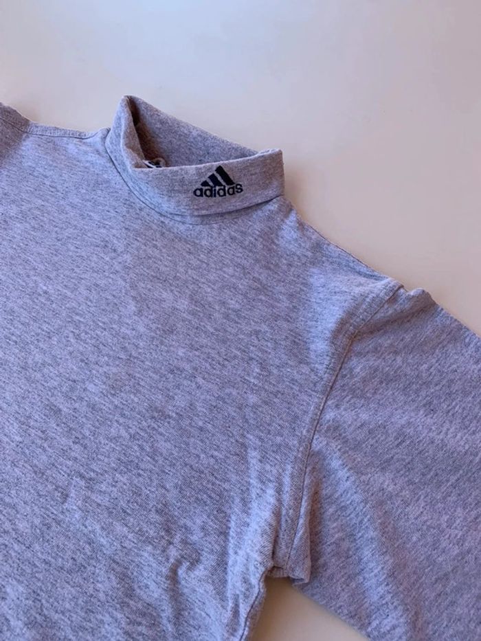 T-shirt manches longues col cheminée Adidas 8ans - photo numéro 16