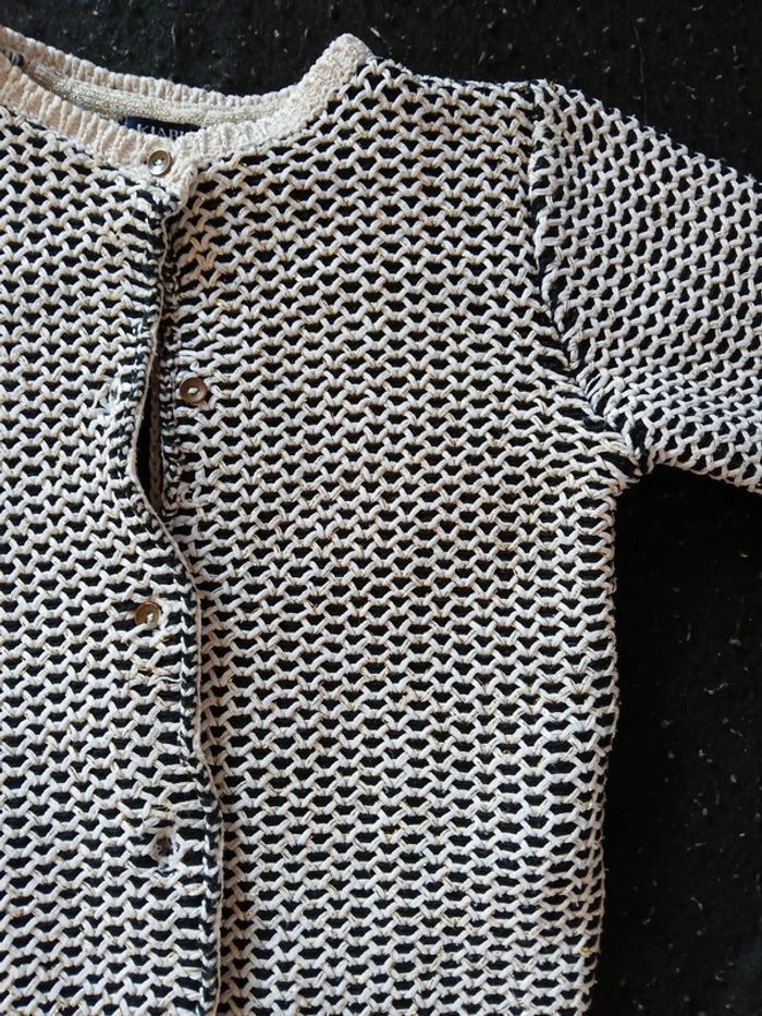 Ensemble pantalon/gilet 18 mois fille - photo numéro 4