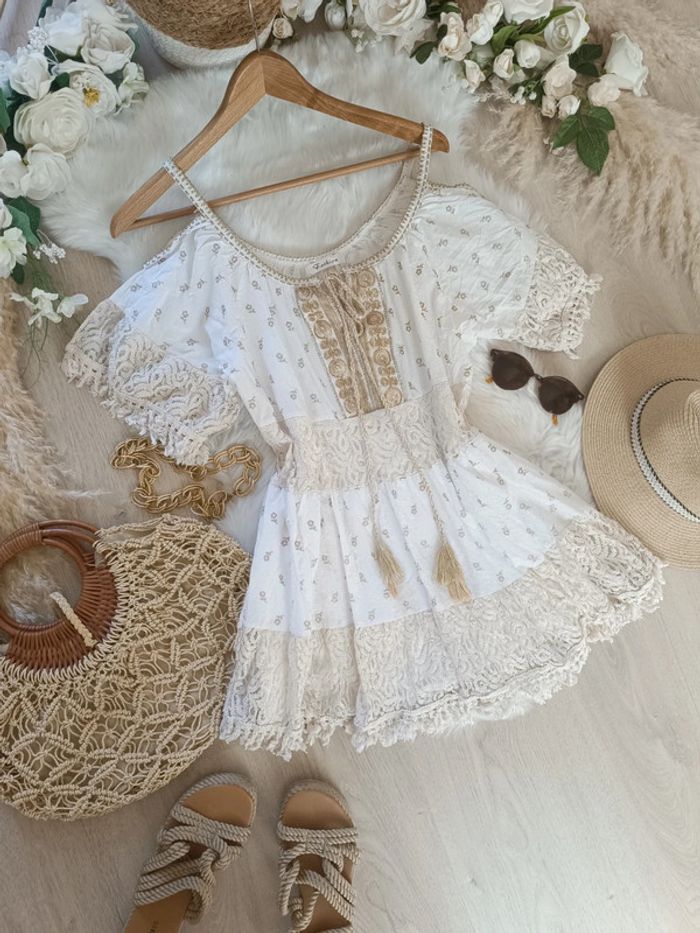 Jolie robe tunique bohème neuve